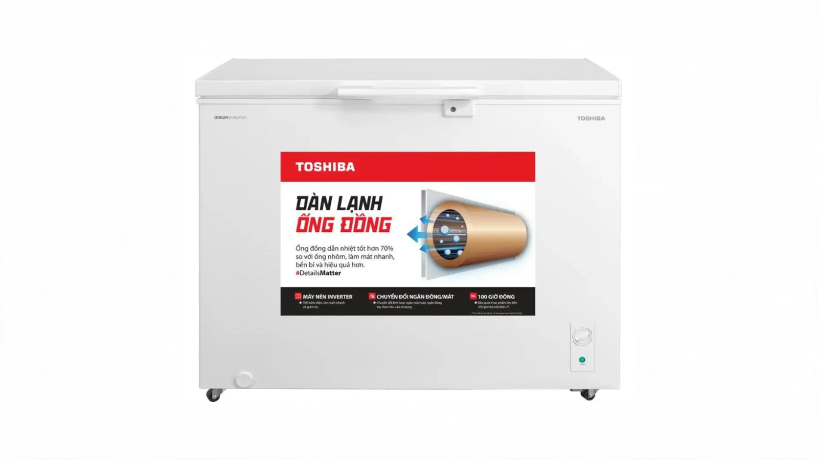 Tủ đông Toshiba Inverter 293 lít GR-RC390CM-PMV(01)