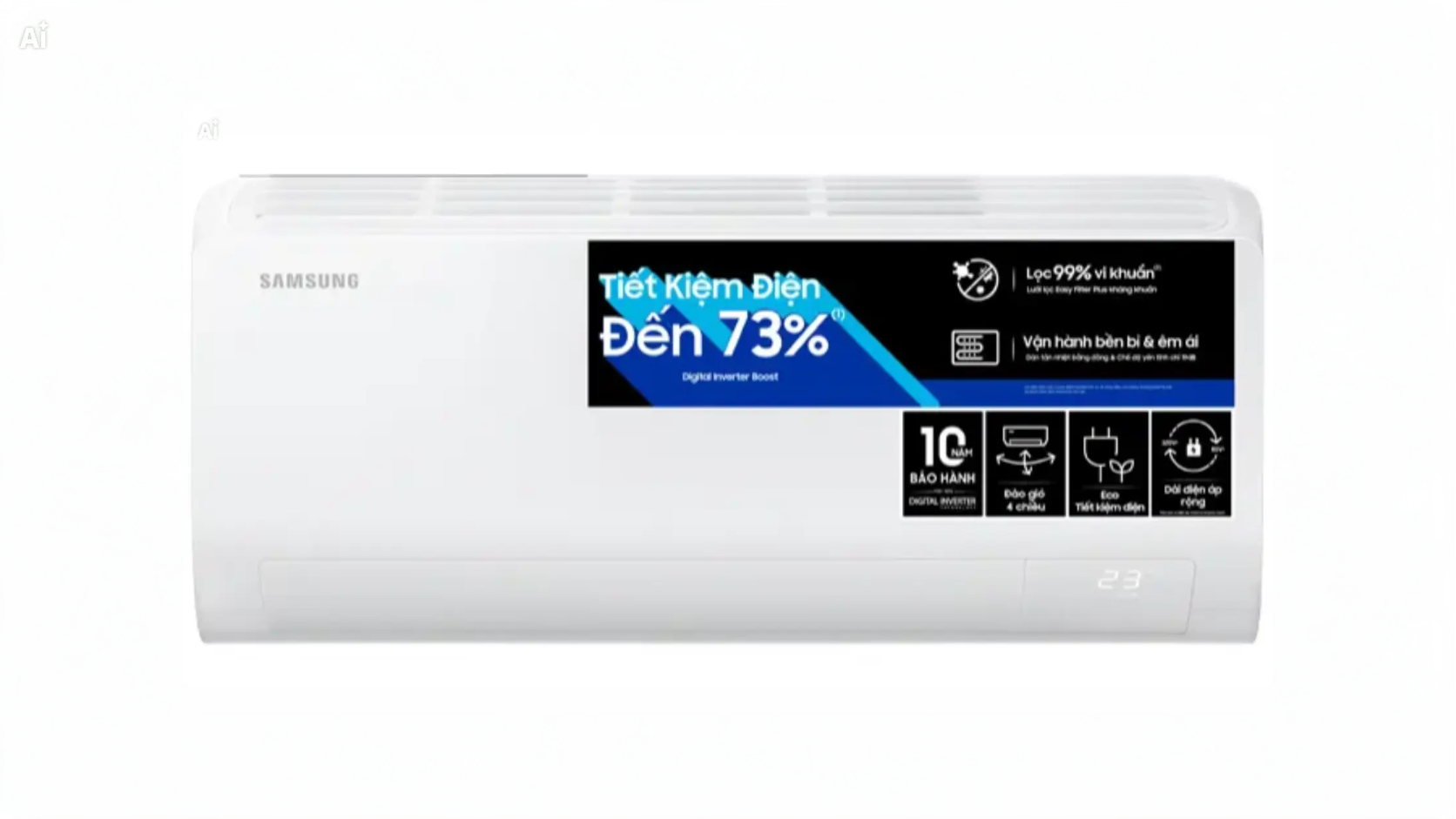 Máy Lạnh Samsung Inverter 1 Hp AR10DYHZAWKNSV