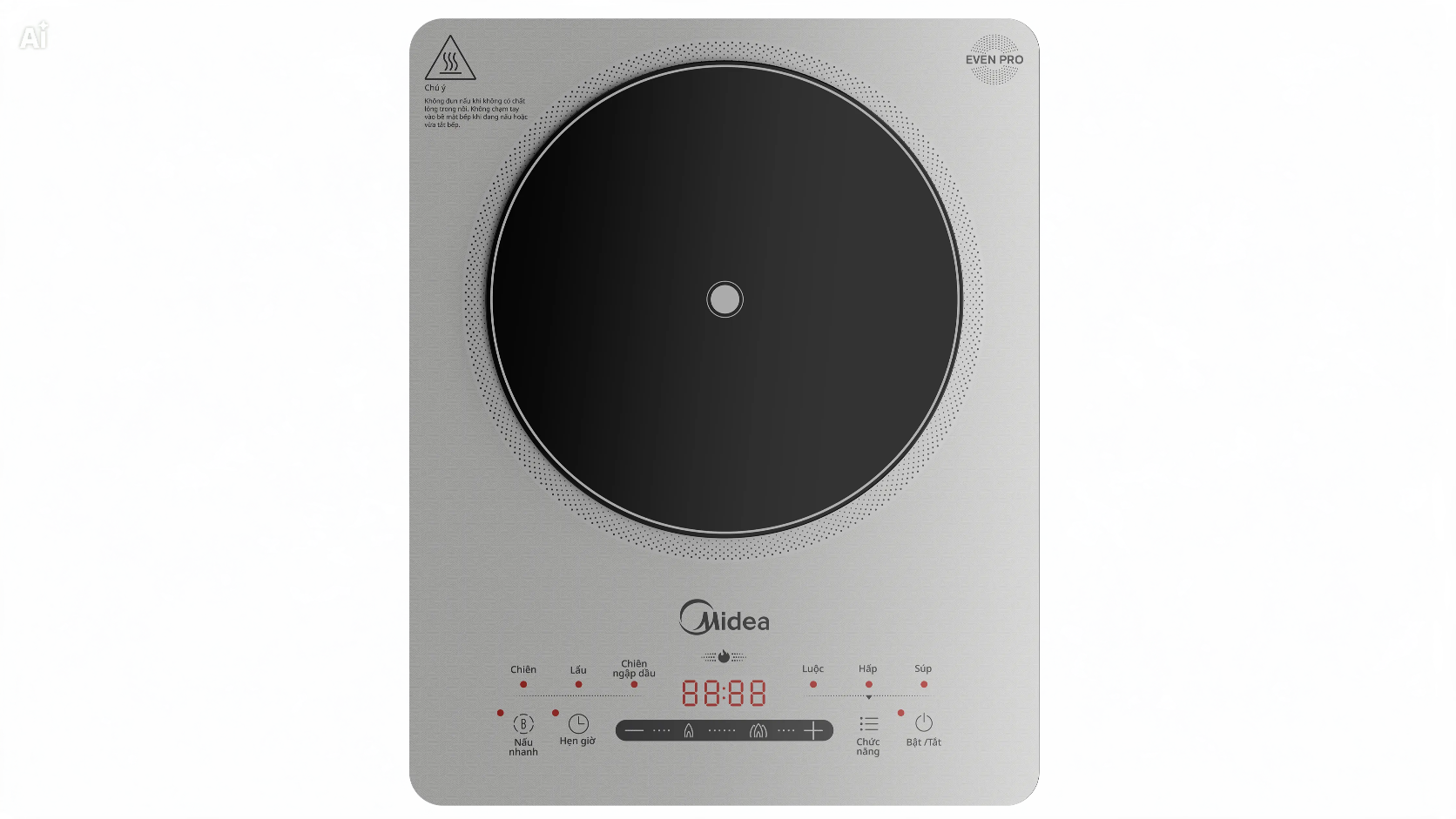 Bếp Điện Từ Đơn Midea 2200W MIC221T0AGH