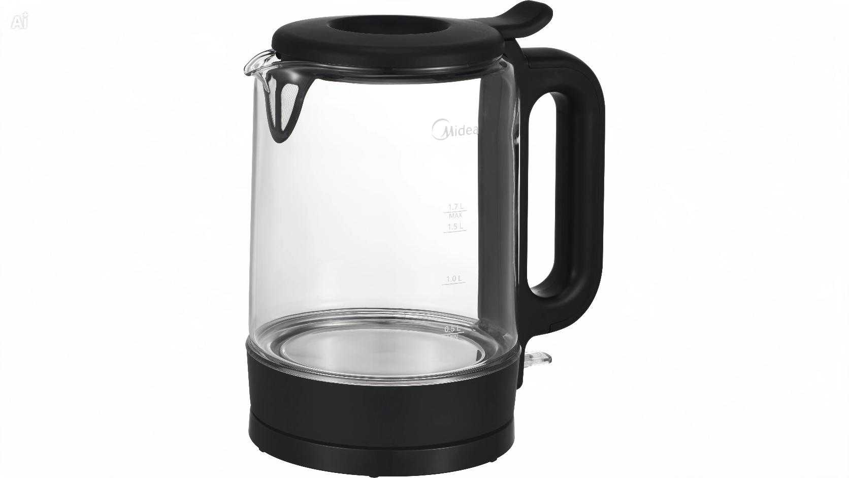 Bình đun siêu tốc Midea 1.7 lít MKE170M1BGK